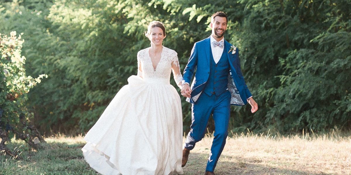 Mariage Authentique Au Château De La Ligne Dans Le Vignoble